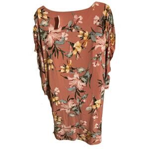 NWT Cato J/M Garnet Rose‎ Floral Dress- Size L - EST 1946 $29.99 orig.